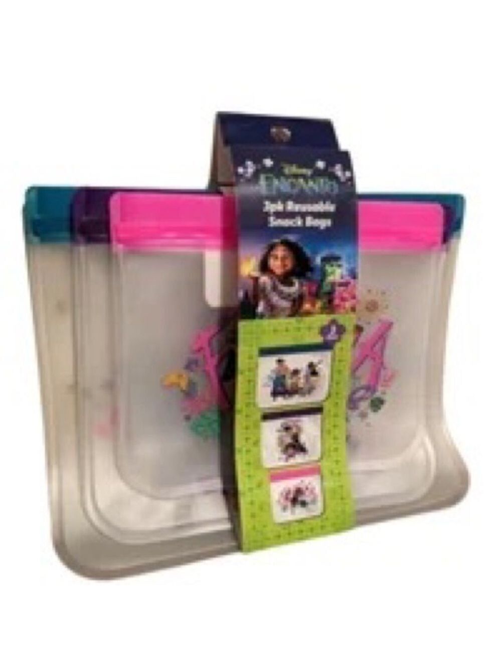 Disney Enchanto 3 Pack Reusable Snack Bags